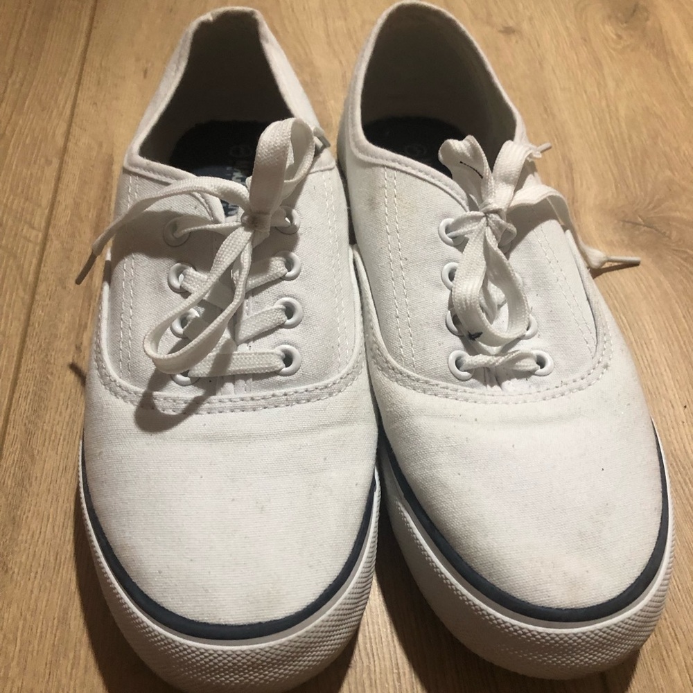 Classic White Canvas Sneakers